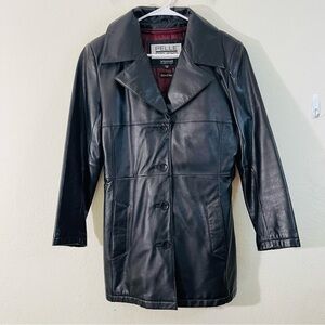 Pelle Studio Wilsons Thinsulate Ultra Insulation Leather Coat Jacket Small